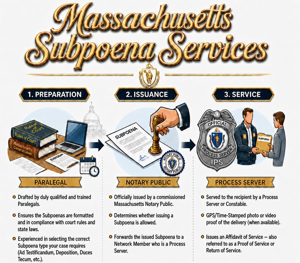 Massachusetts Subpoena Workflow